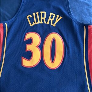 Blue and Yellow Basketball Jersey